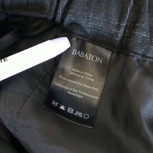 The Group by Babaton Jimmy Pant Trousers in Black Fine Grid NWT Large - Picture 9 of 10